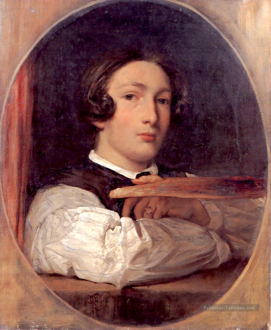 Autoportrait en garçon académisme Frederic Leighton Peintures à l'huile